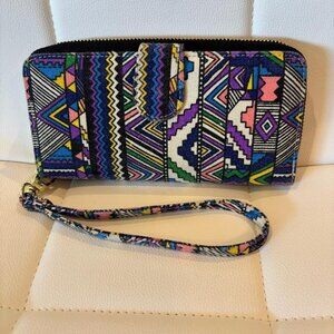 LOVESHE Wallet for women Bohemian (SANJIAOXIN) RFID Blocking EUC